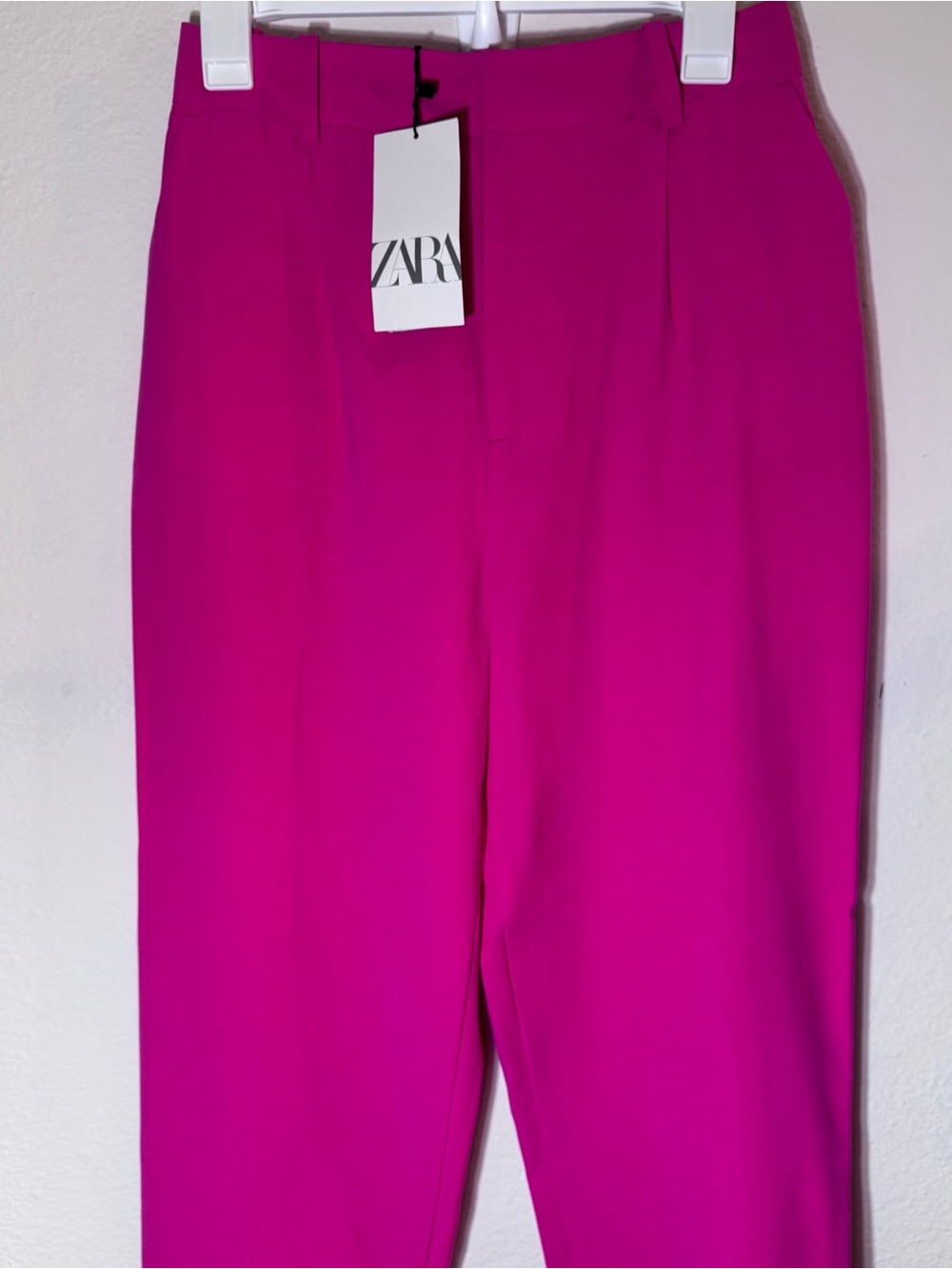 ZARA High-Waisted Tailored Pants – Size S